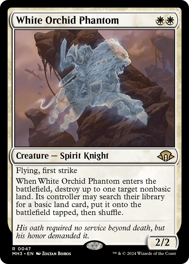 White Orchid Phantom [Modern Horizons 3] | Exor Games Dartmouth