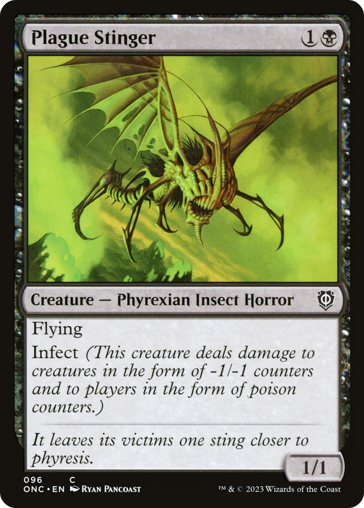 Plague Stinger [Phyrexia: All Will Be One Commander] | Exor Games Dartmouth