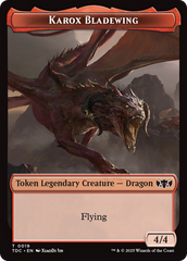 Karox Bladewing // Copy Double-Sided Token [Tarkir: Dragonstorm Commander Tokens] | Exor Games Dartmouth
