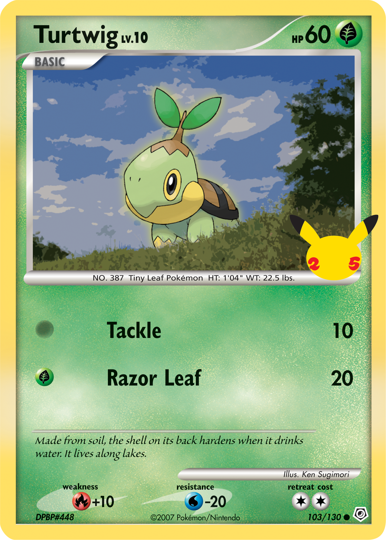 Turtwig (103/130) (Jumbo Card) [First Partner Pack] | Exor Games Dartmouth