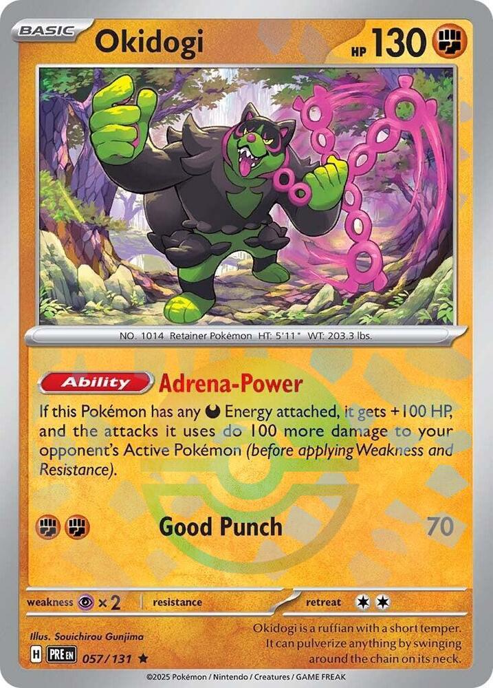 Okidogi (057/131) (Poke Ball Pattern) [Scarlet & Violet: Prismatic Evolutions] | Exor Games Dartmouth