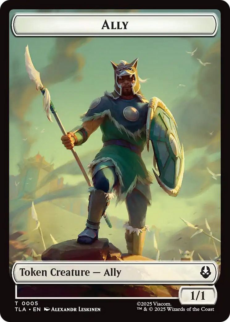 Ally (0005) // Clue (0018) Double-Sided Token [Avatar: The Last Airbender Tokens] | Exor Games Dartmouth