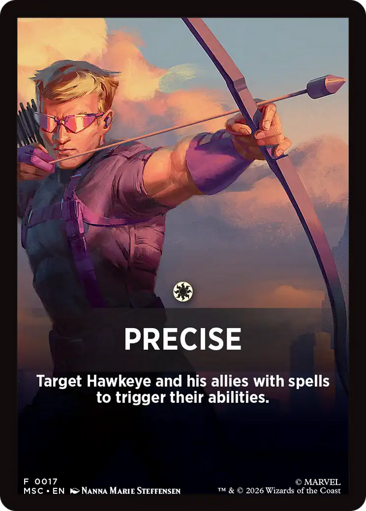 Precise Theme Card [Marvel Super Heroes Commander] | Exor Games Dartmouth