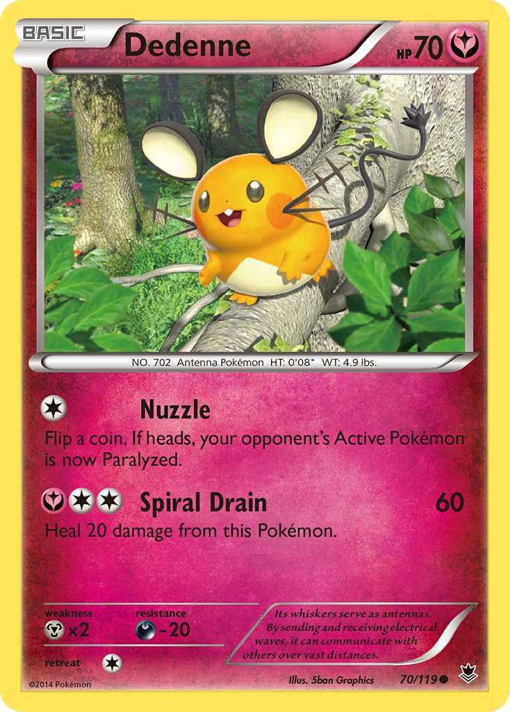Dedenne (70/119) [XY: Phantom Forces] | Exor Games Dartmouth