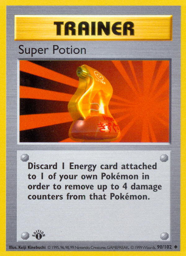 Super Potion (90/102) (Shadowless) [Base Set 1st Edition] | Exor Games Dartmouth