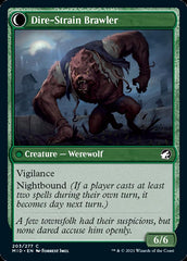 Tireless Hauler // Dire-Strain Brawler [Innistrad: Midnight Hunt] | Exor Games Dartmouth