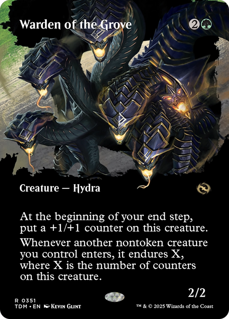 Warden of the Grove (Borderless) [Tarkir: Dragonstorm] | Exor Games Dartmouth
