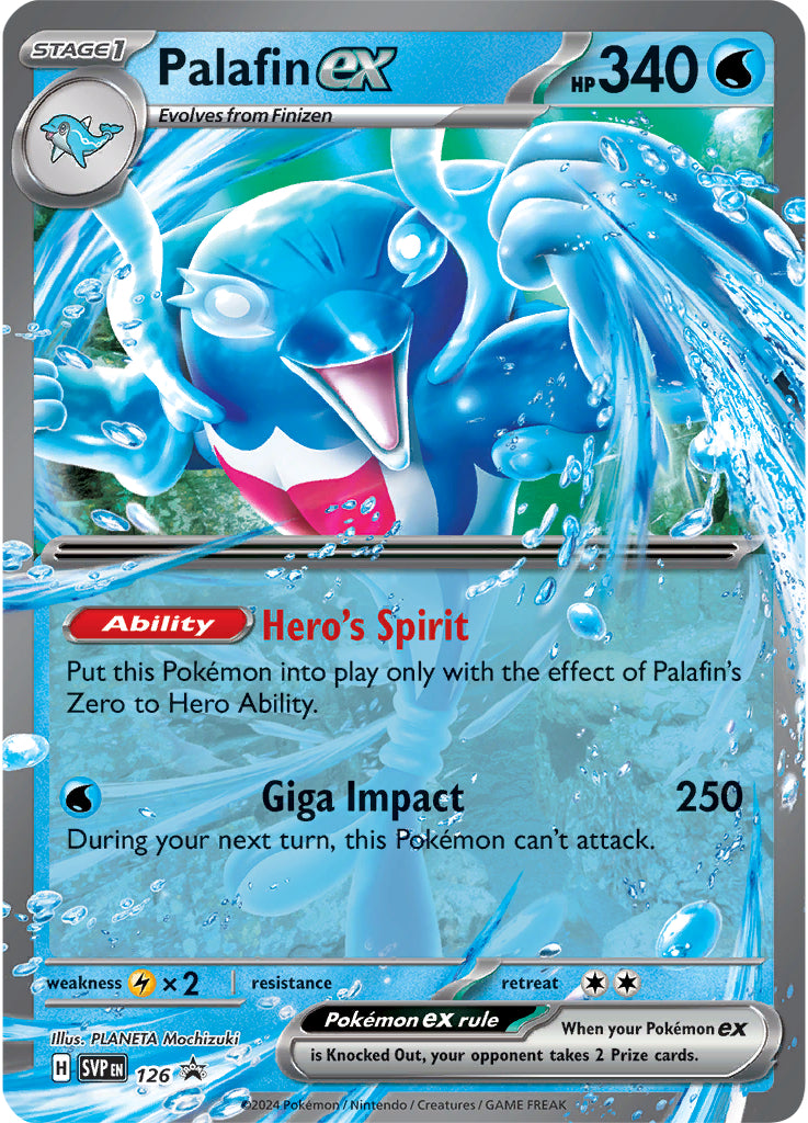 Palafin ex (126) (Jumbo Card) [Scarlet & Violet: Black Star Promos] | Exor Games Dartmouth