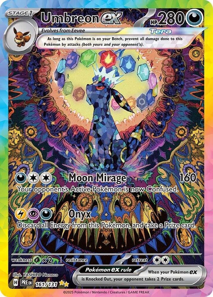 Umbreon ex (161/131) [Scarlet & Violet: Prismatic Evolutions] | Exor Games Dartmouth