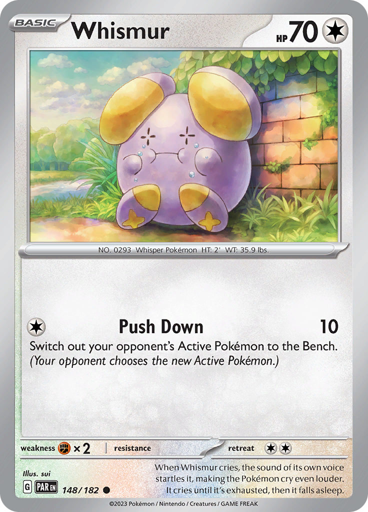 Whismur (148/182) [Scarlet & Violet: Paradox Rift] | Exor Games Dartmouth