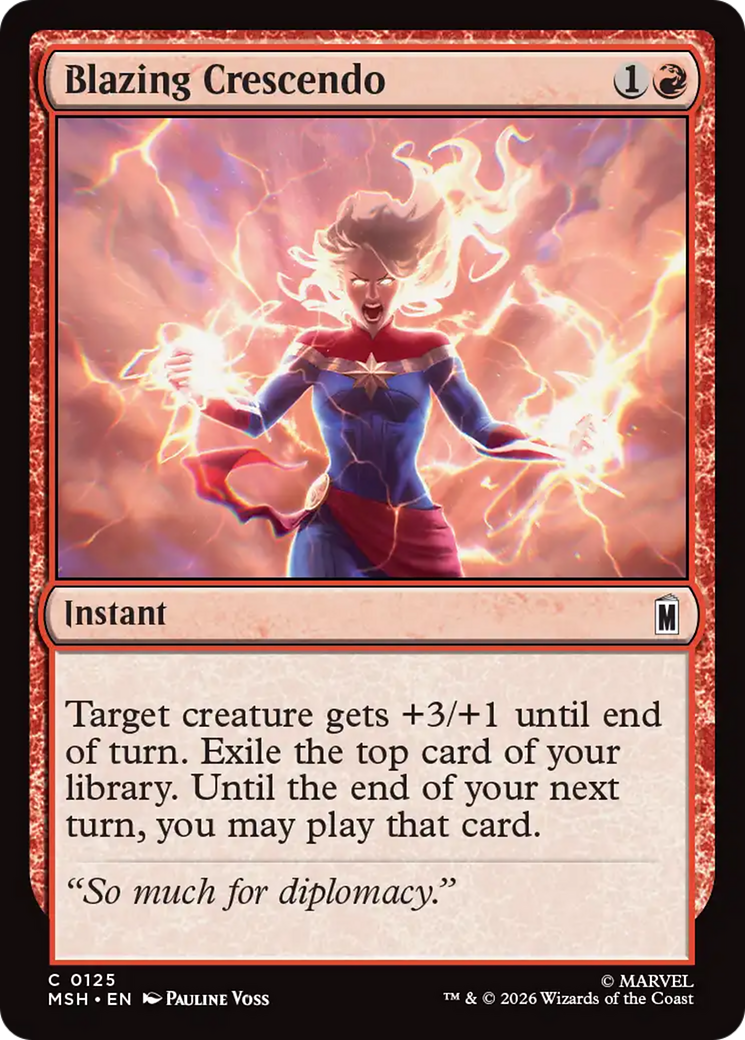 Blazing Crescendo [Marvel Super Heroes] | Exor Games Dartmouth