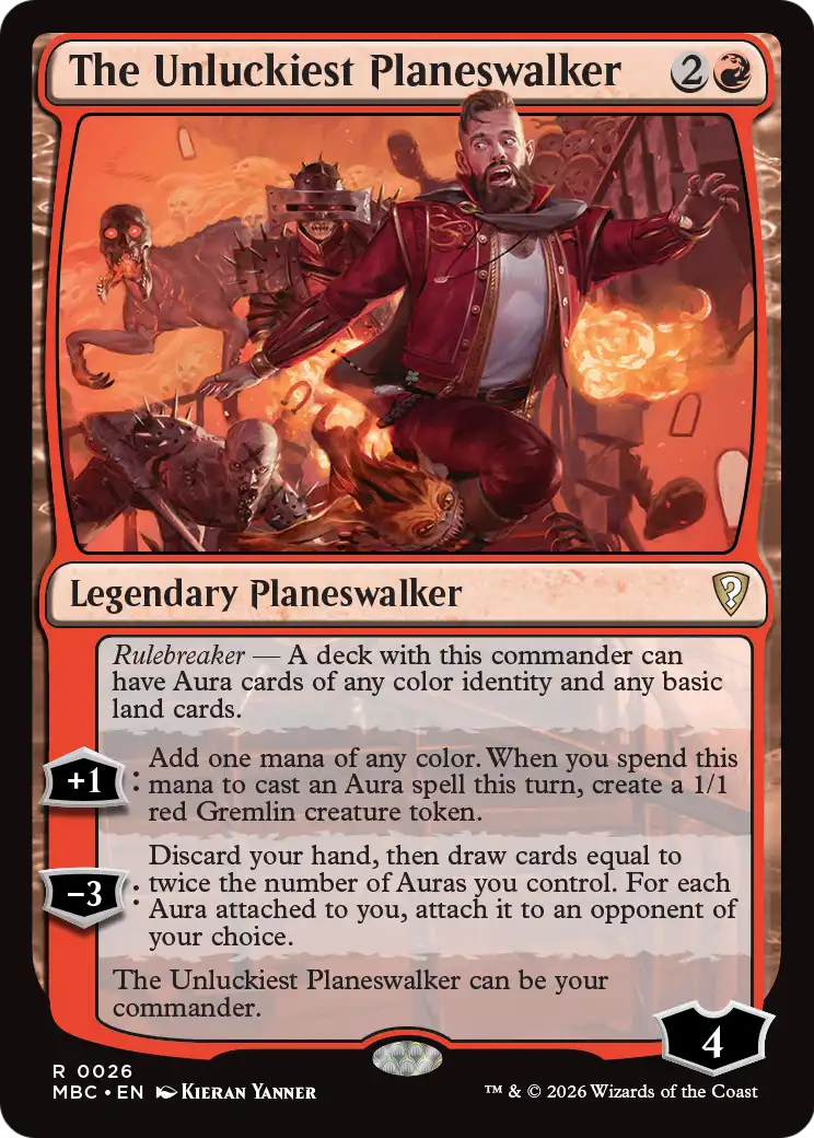 The Unluckiest Planeswalker [Mystery Booster: Commander Edition] | Exor Games Dartmouth