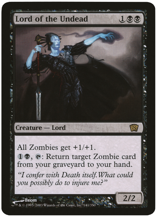 Lord of the Undead (Oversized) [Eighth Edition Box Topper] | Exor Games Dartmouth