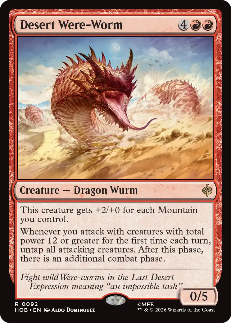 Desert Were-Worm [The Hobbit] | Exor Games Dartmouth