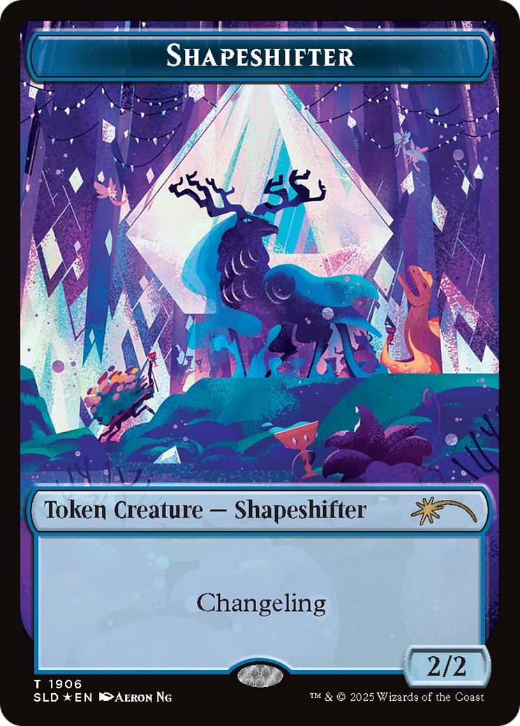 Shapeshifter Token (1906) (Double Rainbow Foil) [Secret Lair Drop Series] | Exor Games Dartmouth