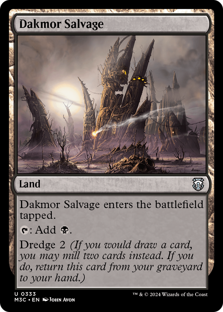 Dakmor Salvage (Ripple Foil) [Modern Horizons 3 Commander] | Exor Games Dartmouth