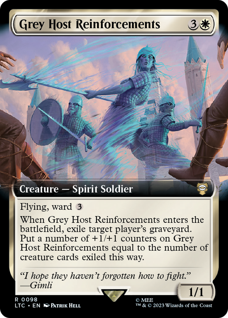 Grey Host Reinforcements (Extended Art) [The Lord of the Rings: Tales of Middle-Earth Commander] | Exor Games Dartmouth