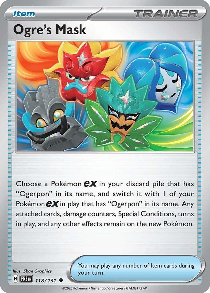 Ogre's Mask (118/131) [Scarlet & Violet: Prismatic Evolutions] | Exor Games Dartmouth