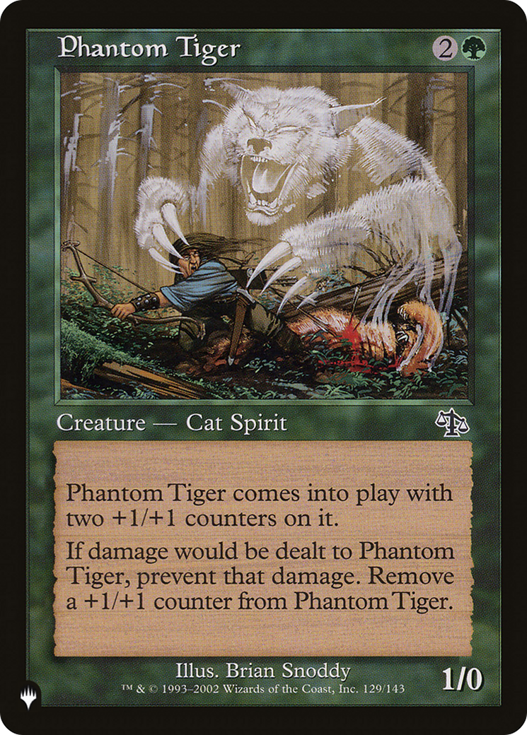 Phantom Tiger [The List Reprints] | Exor Games Dartmouth