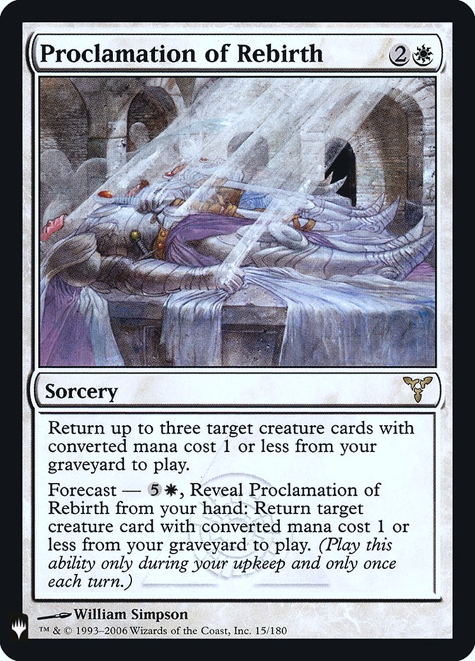 Proclamation of Rebirth [Mystery Booster] | Exor Games Dartmouth