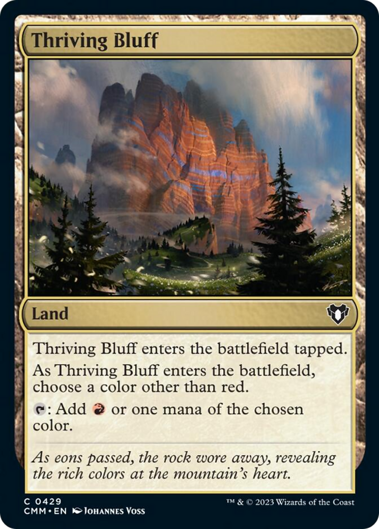 Thriving Bluff [Commander Masters] | Exor Games Dartmouth