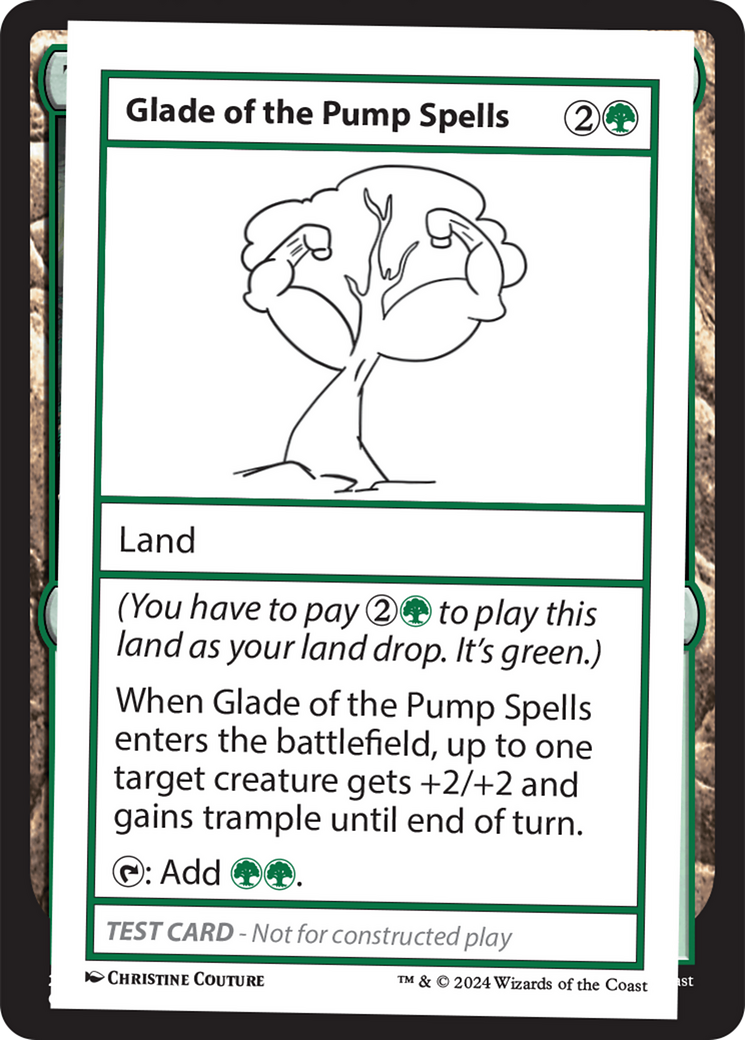 Glade of the Pump Spells [Mystery Booster 2 Playtest Cards] | Exor Games Dartmouth