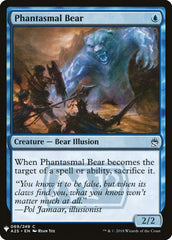 Phantasmal Bear [Mystery Booster] | Exor Games Dartmouth