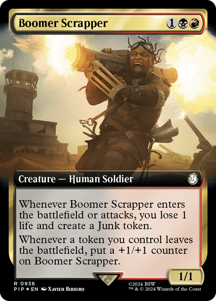 Boomer Scrapper (Extended Art) (Surge Foil) [Fallout] | Exor Games Dartmouth