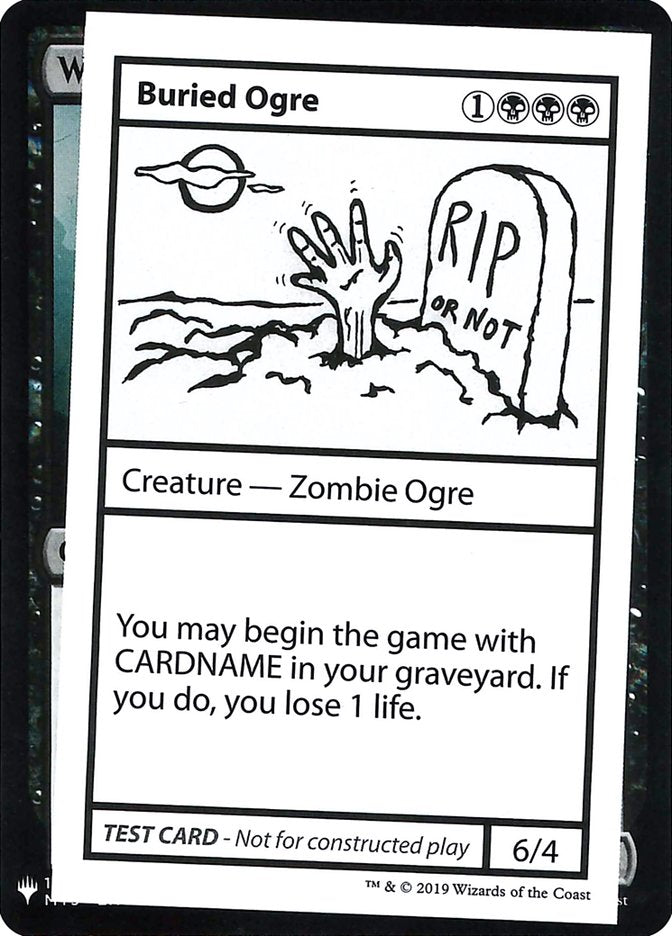 Buried Ogre [Mystery Booster Playtest Cards] | Exor Games Dartmouth