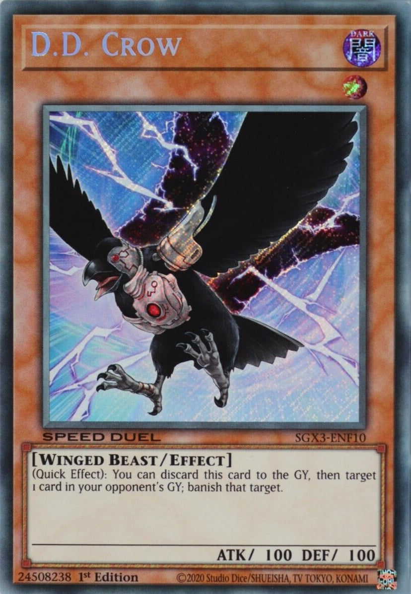 D.D. Crow [SGX3-ENF10] Secret Rare | Exor Games Dartmouth