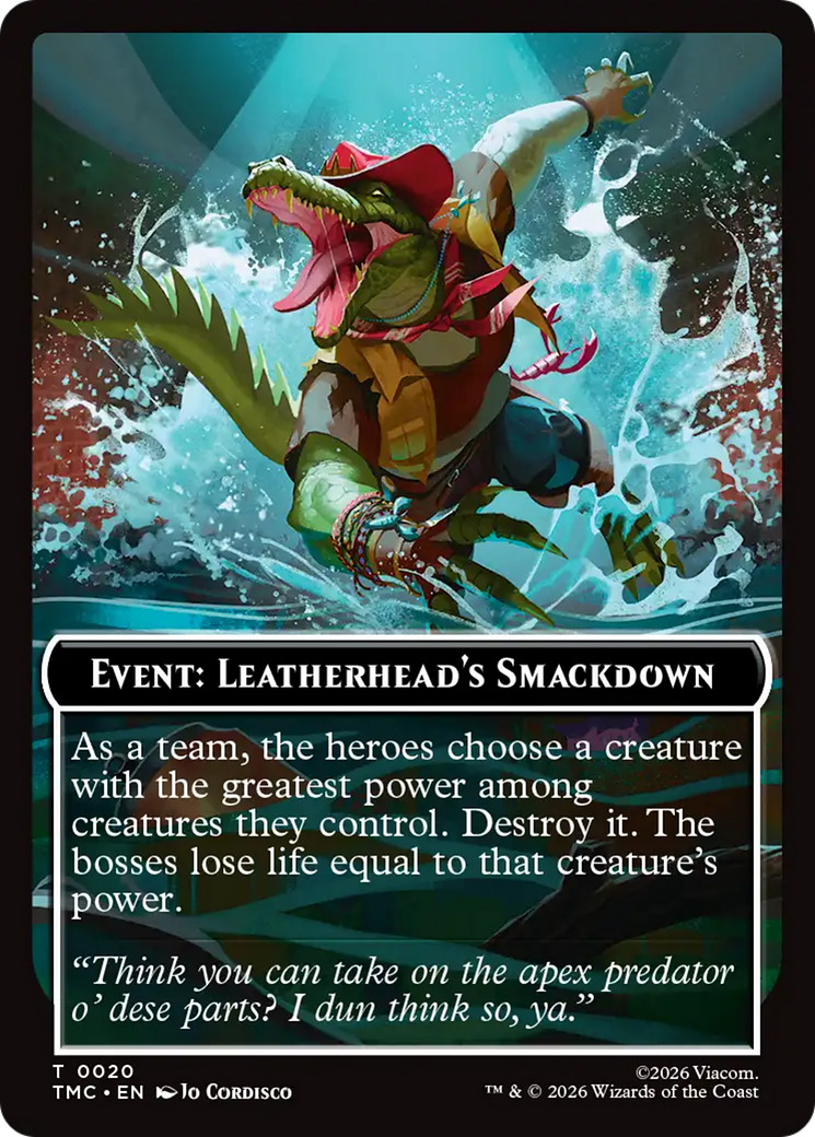 Event: Leatherhead's Smackdown [Teenage Mutant Ninja Turtles Commander Tokens] | Exor Games Dartmouth