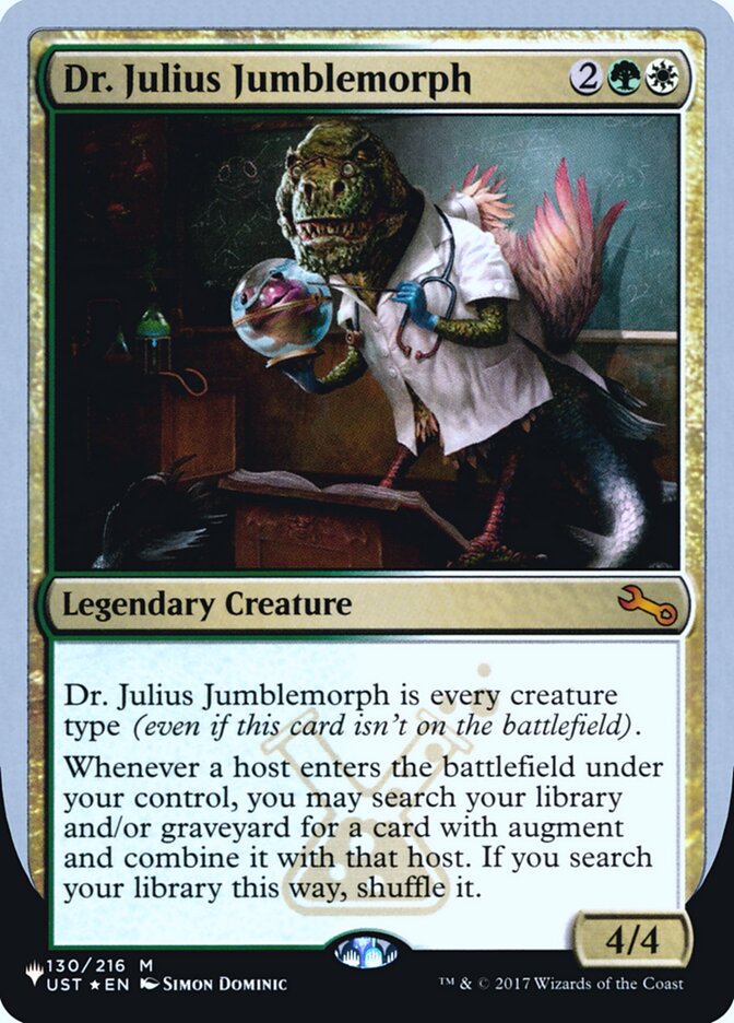 Dr. Julius Jumblemorph (Unfinity Foil Edition) [The List] | Exor Games Dartmouth