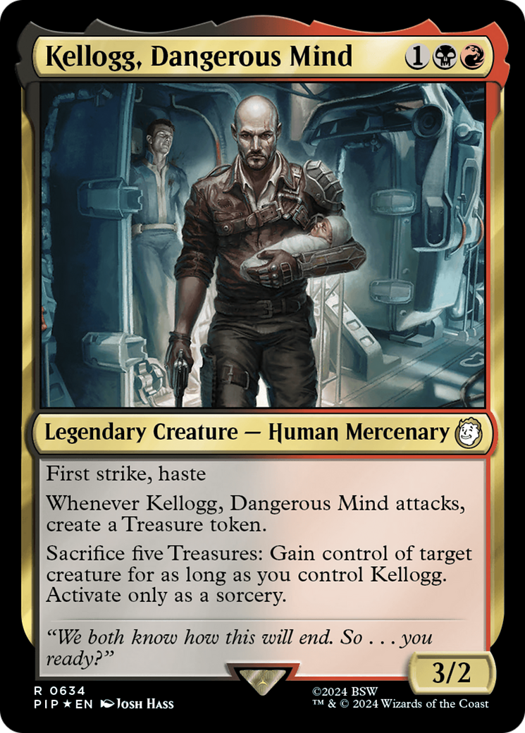 Kellogg, Dangerous Mind (Surge Foil) [Fallout] | Exor Games Dartmouth