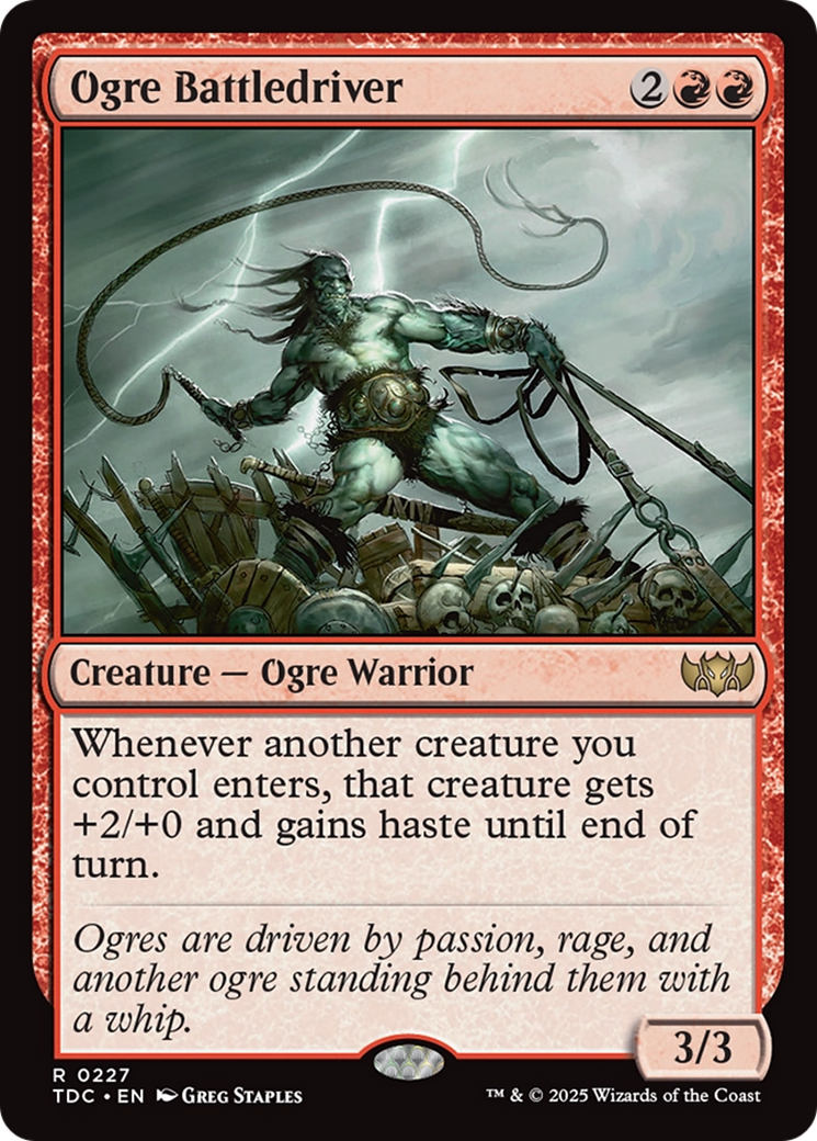 Ogre Battledriver [Tarkir: Dragonstorm Commander] | Exor Games Dartmouth