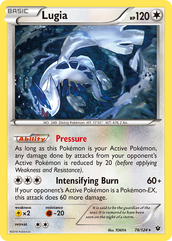 Lugia (78/124) [XY: Fates Collide] | Exor Games Dartmouth