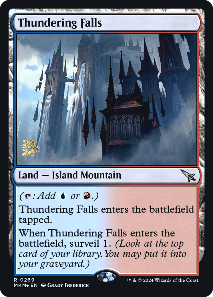 Thundering Falls [Murders at Karlov Manor Prerelease Promos] | Exor Games Dartmouth