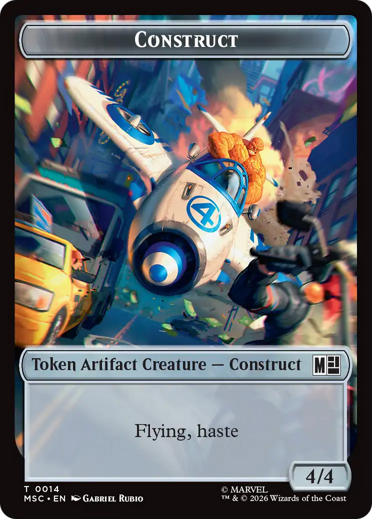 Ox (007) // Construct (014) Double-Sided Token [Marvel Super Heroes Commander Tokens] | Exor Games Dartmouth