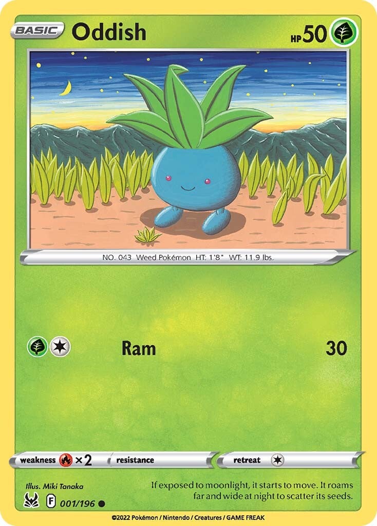 Oddish (001/196) [Sword & Shield: Lost Origin] | Exor Games Dartmouth