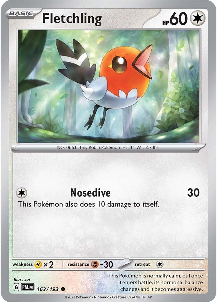 Fletchling (163/193) [Scarlet & Violet: Paldea Evolved] | Exor Games Dartmouth