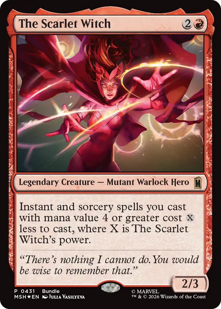 The Scarlet Witch (Bundle) [Marvel Super Heroes Promos] | Exor Games Dartmouth