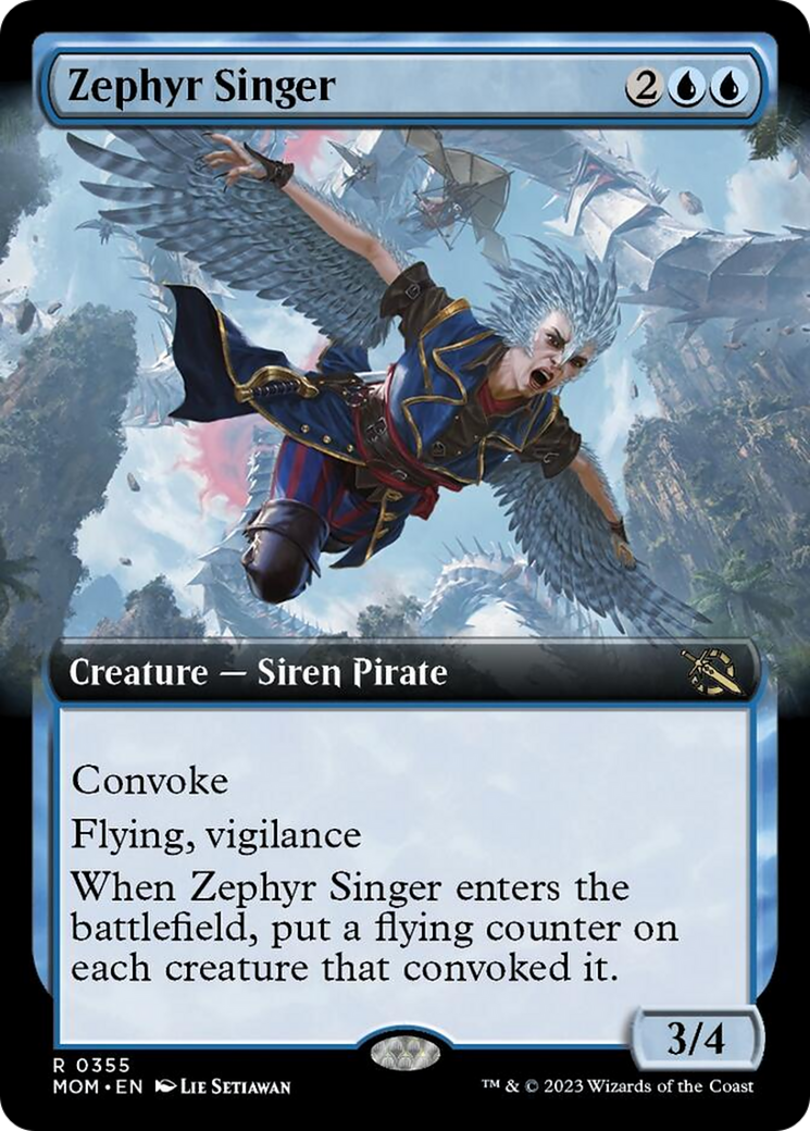 Zephyr Singer (Extended Art) [March of the Machine] | Exor Games Dartmouth