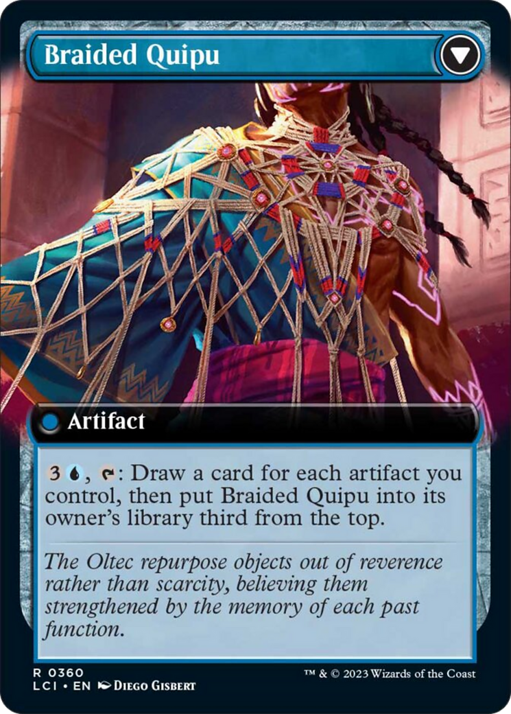 Braided Net // Braided Quipu (Extended Art) [The Lost Caverns of Ixalan] | Exor Games Dartmouth