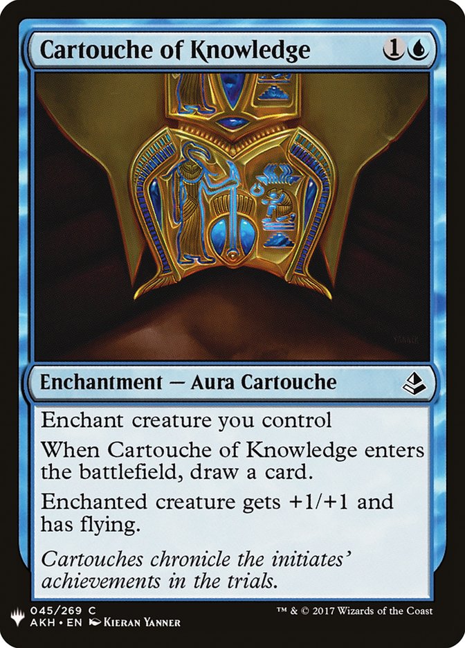 Cartouche of Knowledge [Mystery Booster] | Exor Games Dartmouth