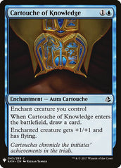 Cartouche of Knowledge [Mystery Booster] | Exor Games Dartmouth