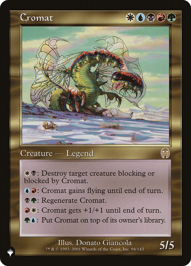 Cromat [The List] | Exor Games Dartmouth