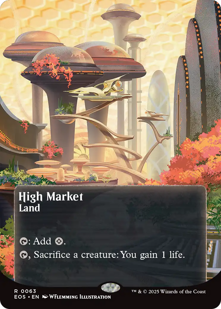 High Market (0063) (Borderless) [Edge of Eternities: Stellar Sights] | Exor Games Dartmouth