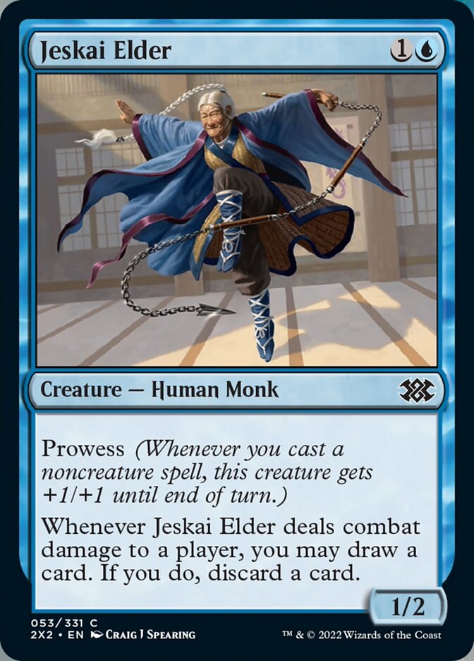 Jeskai Elder [Double Masters 2022] | Exor Games Dartmouth