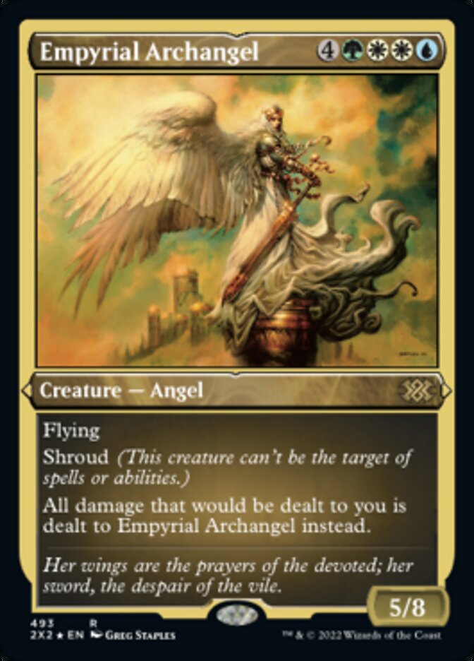 Empyrial Archangel (Foil Etched) [Double Masters 2022] | Exor Games Dartmouth