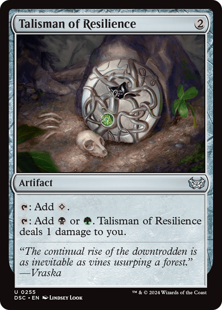 Talisman of Resilience [Duskmourn: House of Horror Commander] | Exor Games Dartmouth