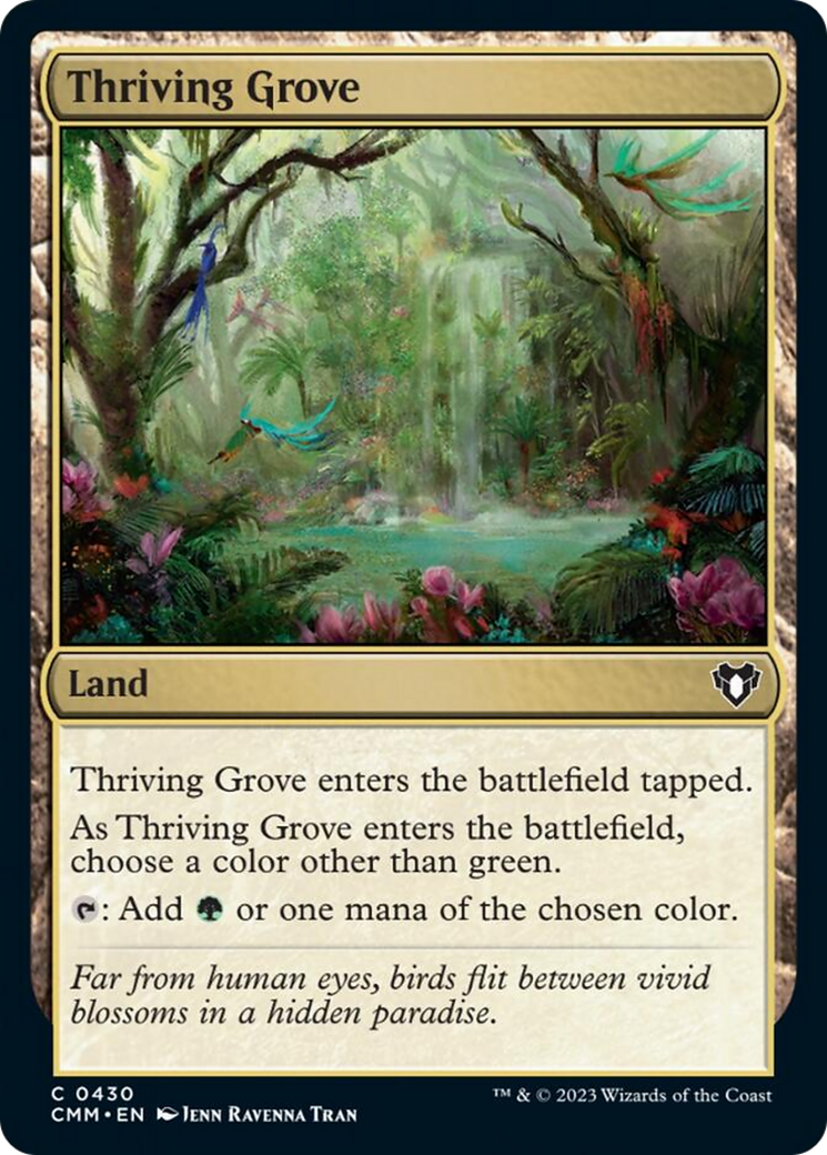 Thriving Grove [Commander Masters] | Exor Games Dartmouth